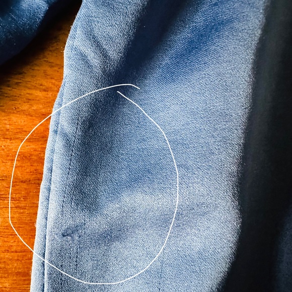 Vero Moda Bomber Jacket Deep Blue Soft Fabric Full Zipper Size M - Picture 14 of 14